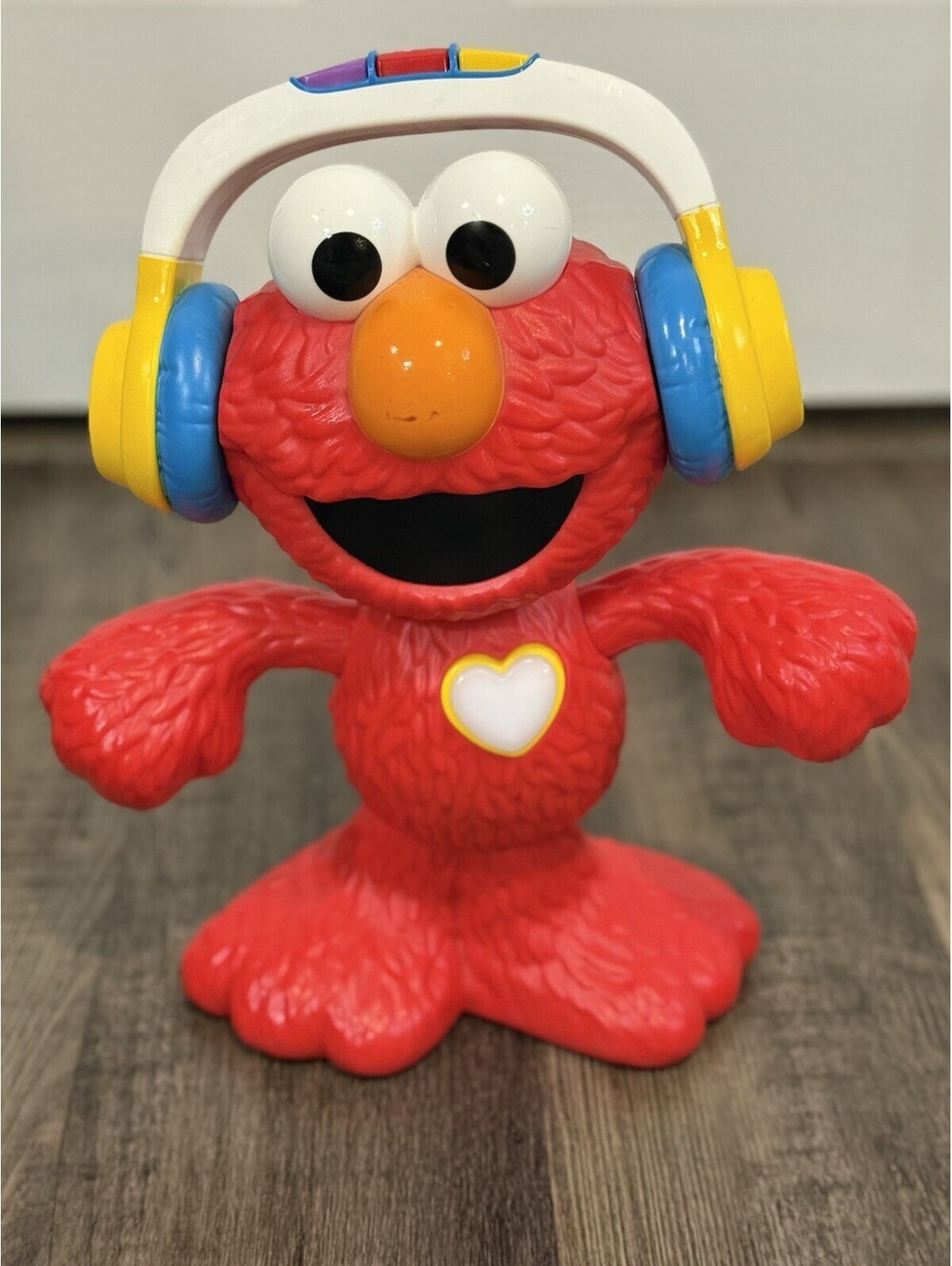 Playskool Sesame Street Lets Dance Elmo 12” Sings  Dance Headphone Tested